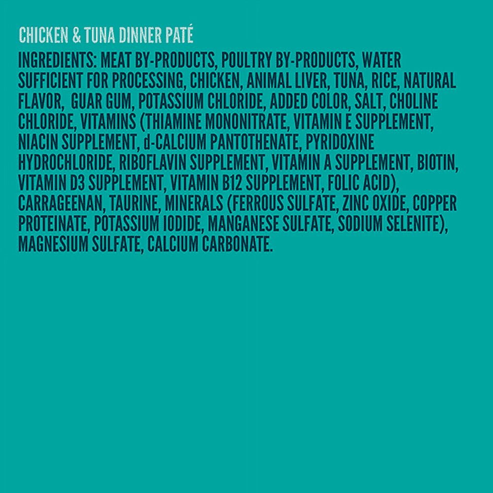 A Strong Heart Canned Wet Cat Food, Chicken & Tuna Dinner Paté - 5.5 oz Cans (Pack of 24), Made in The USA with Real Chicken & Tuna