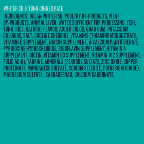 A Strong Heart Canned Wet Cat Food, Whitefish & Tuna Dinner Paté - 5.5 oz Cans (Pack of 24), Made in The USA with Real Ocean Whitefish & Tuna