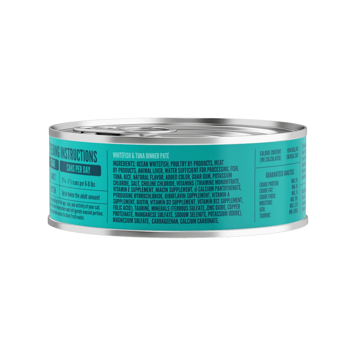 A Strong Heart Canned Wet Cat Food, Whitefish & Tuna Dinner Paté - 5.5 oz Cans (Pack of 24), Made in The USA with Real Ocean Whitefish & Tuna