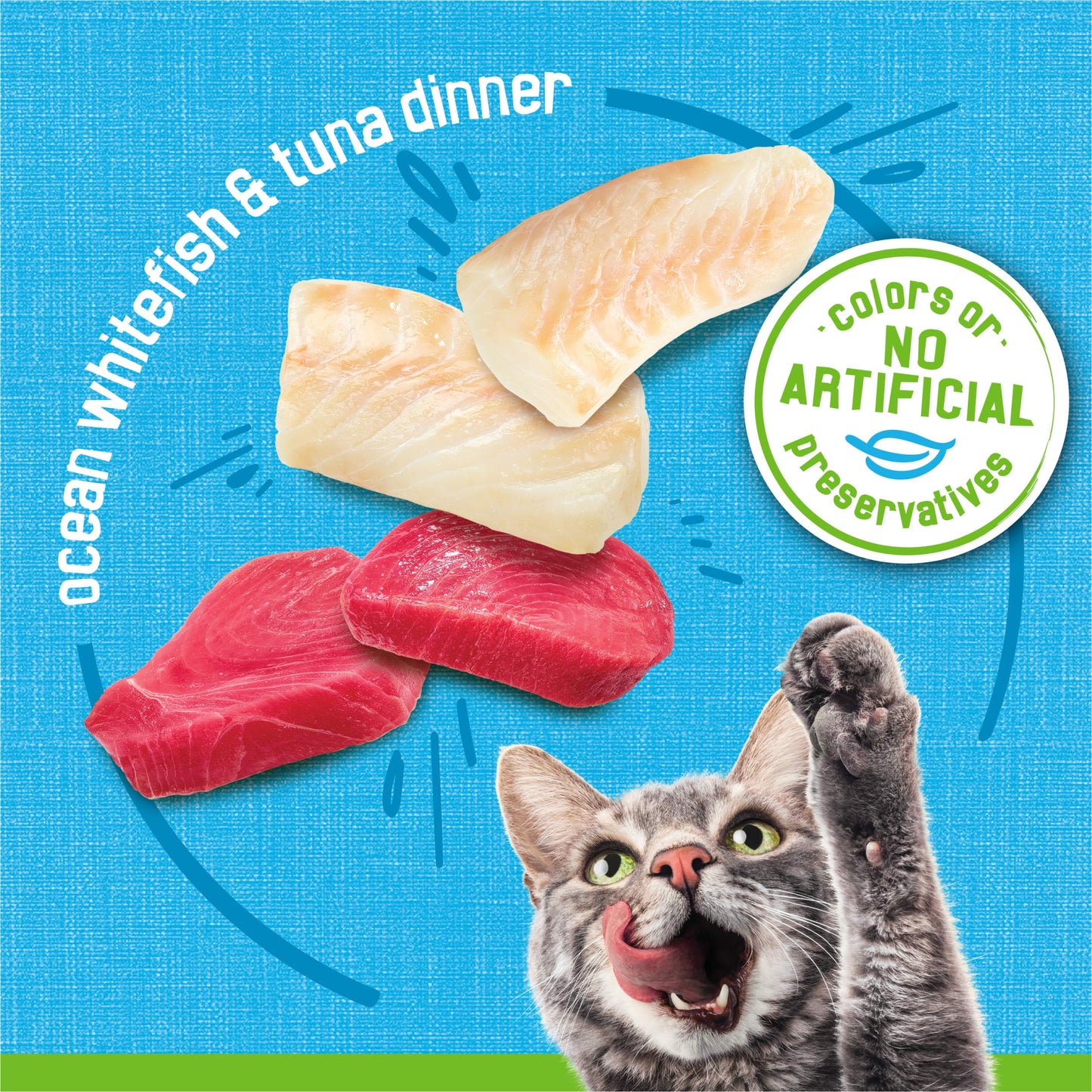 Friskies Pate, Ocean Whitefish & Tuna Dinner, Wet Cat Food, 5.5 oz. Can
