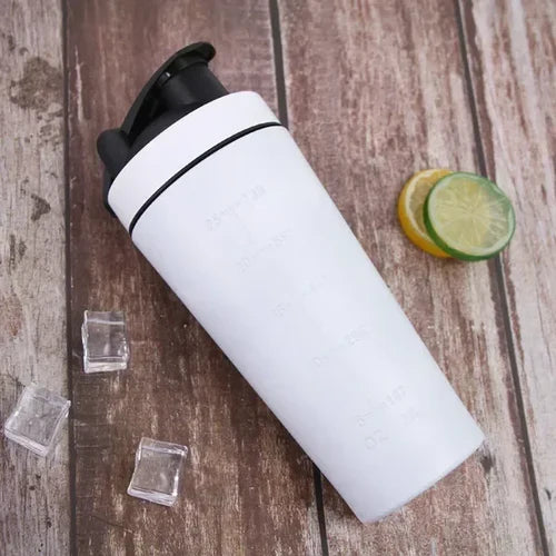 Stainless Steel Protein Shaker Cup Portable Fitness Sports Mug