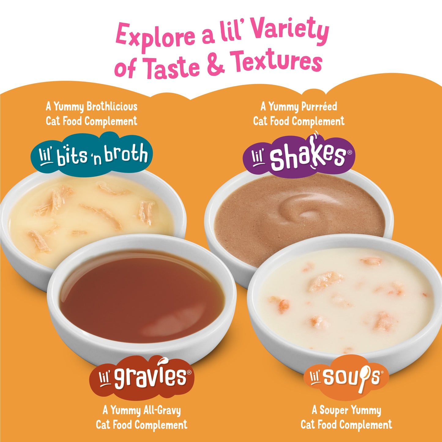Purina Friskies Grain Free Lickable Cat Food Toppers Lil’ Soups With Sockeye Salmon in Chicken Broth