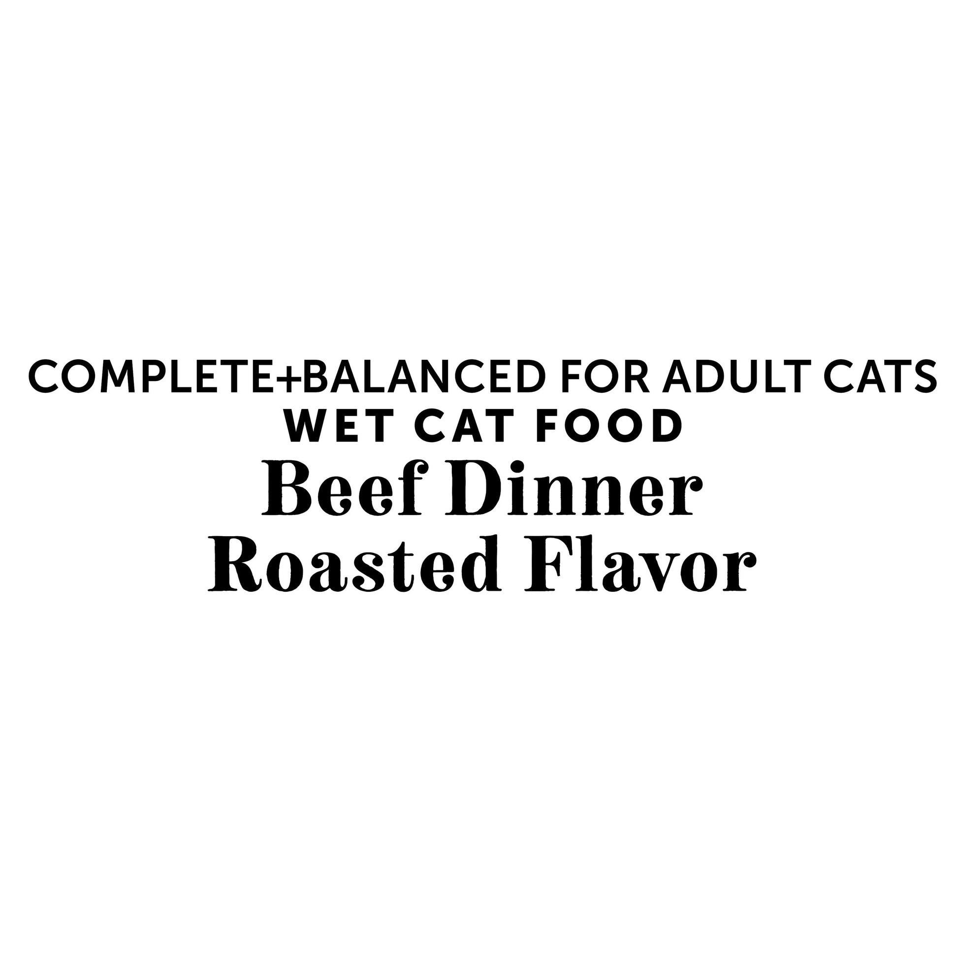 (8 pack) Vibrant Life Beef Dinner Roasted Flavor in Gravy Wet Cat Food, 3 oz Can