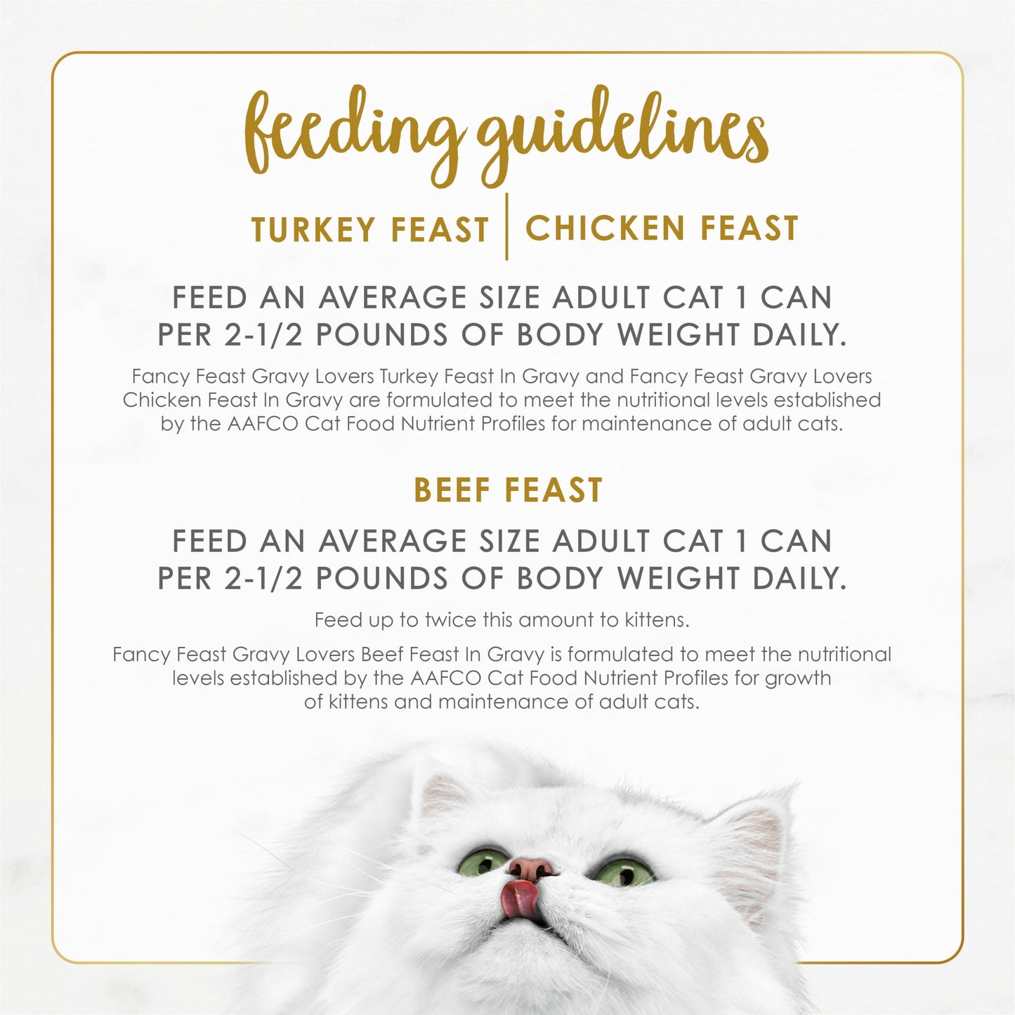 (3 pack) Purina Fancy Feast Gravy Lovers Food, Wet Cat Food Collection, 3 oz Cans (24 Pack)