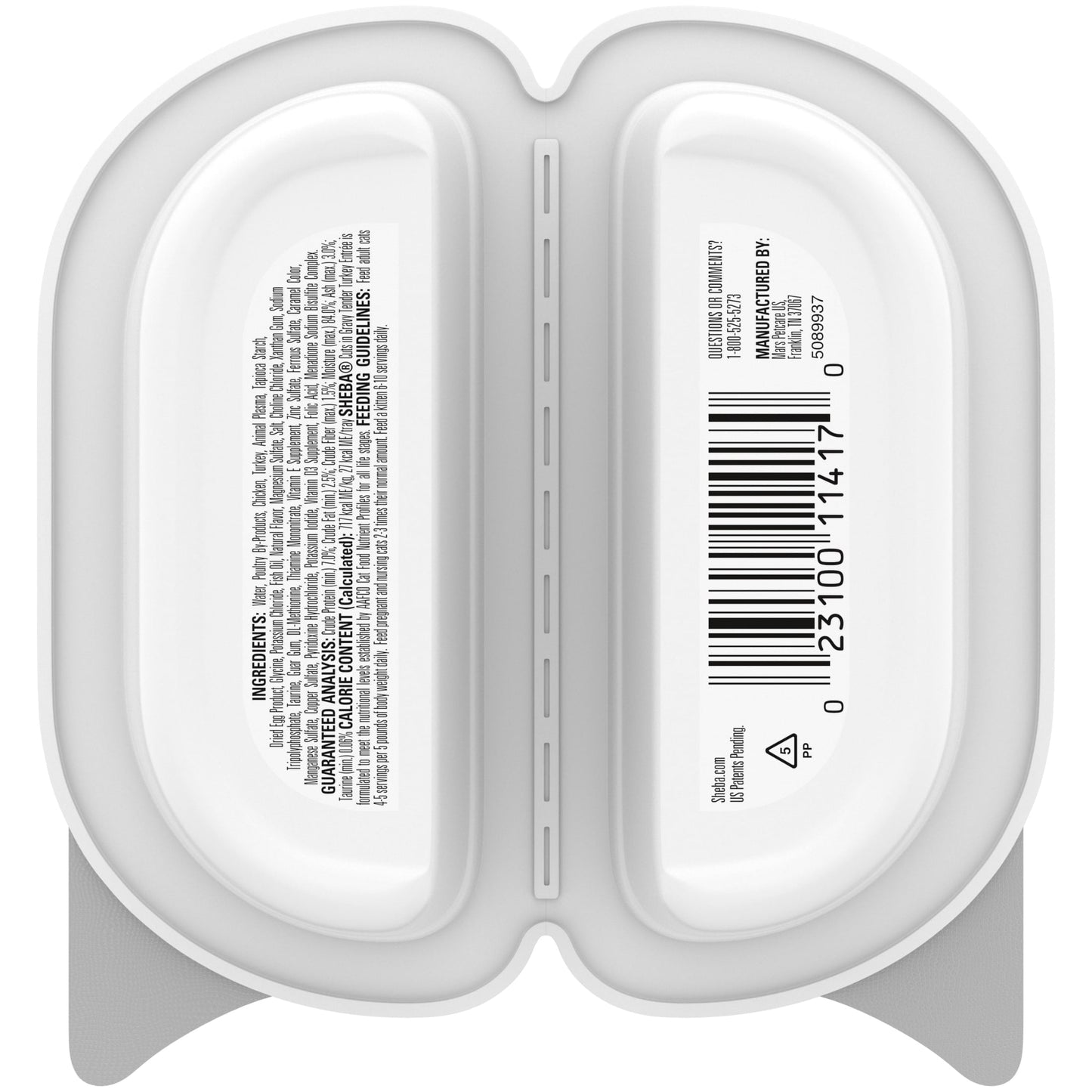 Sheba Perfect Portions Cuts In Gravy Tender Turkey Entree Wet Cat Food, 2.6 Oz Twin-Pack Tray