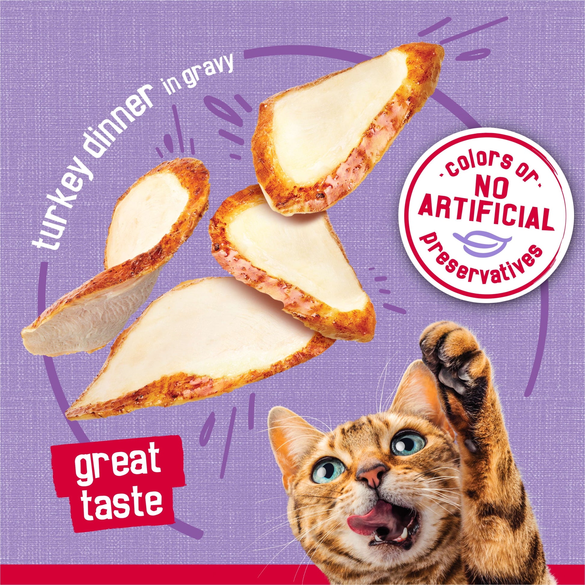 (12 pack) Purina Friskies Prime Filets Turkey Dinner in Gravy, Wet Cat Food, 5.5 oz Can