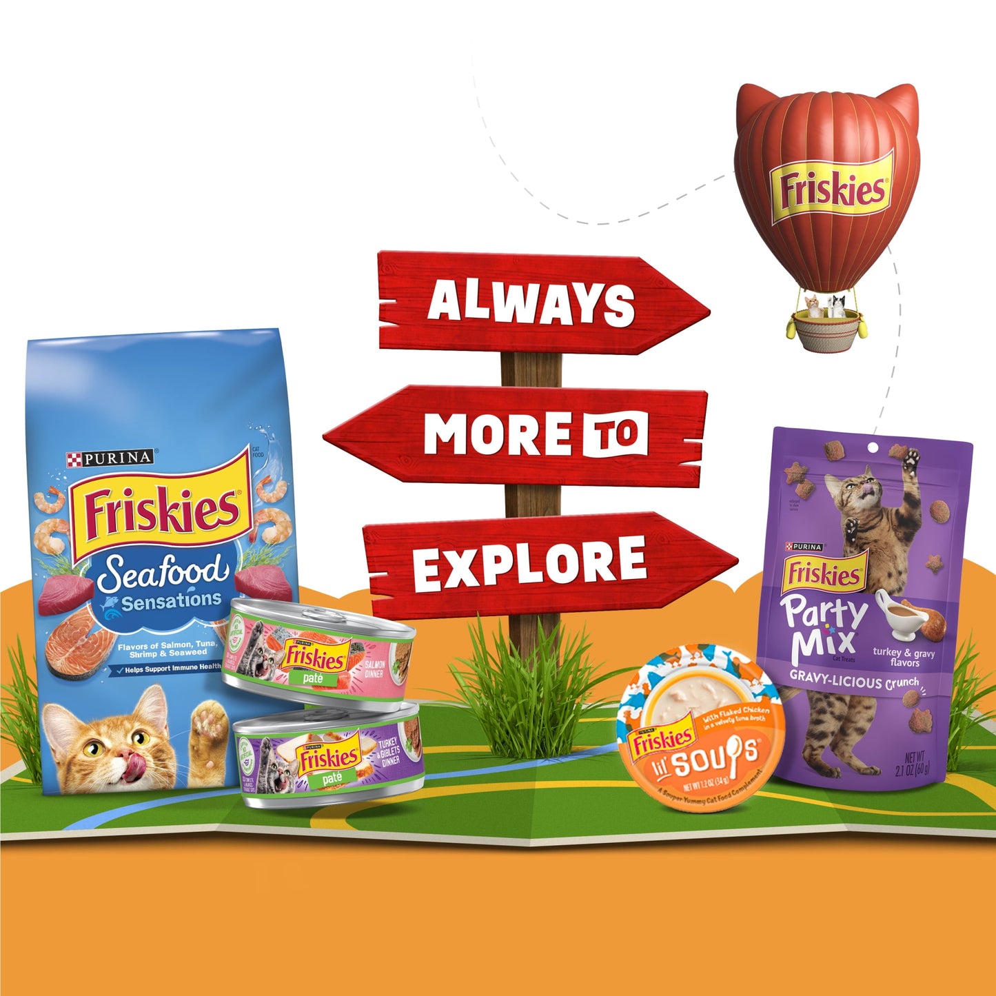 Purina Friskies Grain Free Lickable Cat Food Toppers Lil’ Soups With Sockeye Salmon in Chicken Broth