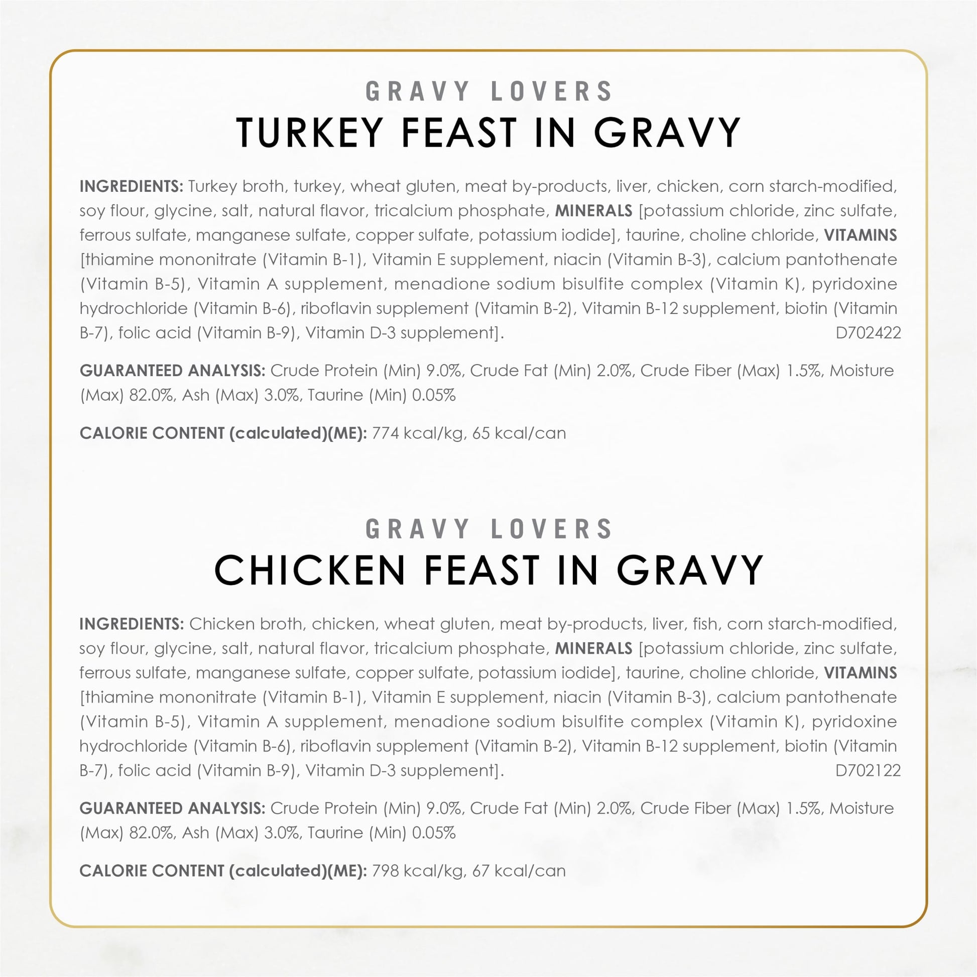 (3 pack) Purina Fancy Feast Gravy Lovers Food, Wet Cat Food Collection, 3 oz Cans (24 Pack)
