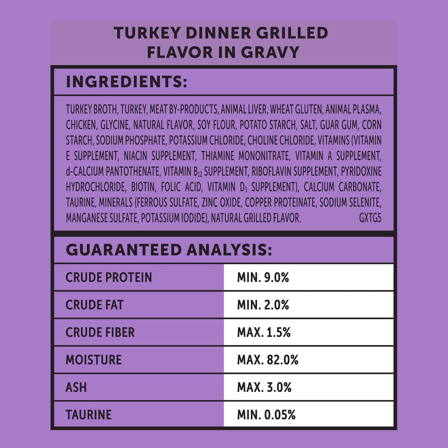 (8 pack) Vibrant Life Turkey Dinner Grilled Flavor Cuts in Gravy Wet Cat Food, 3 oz Can