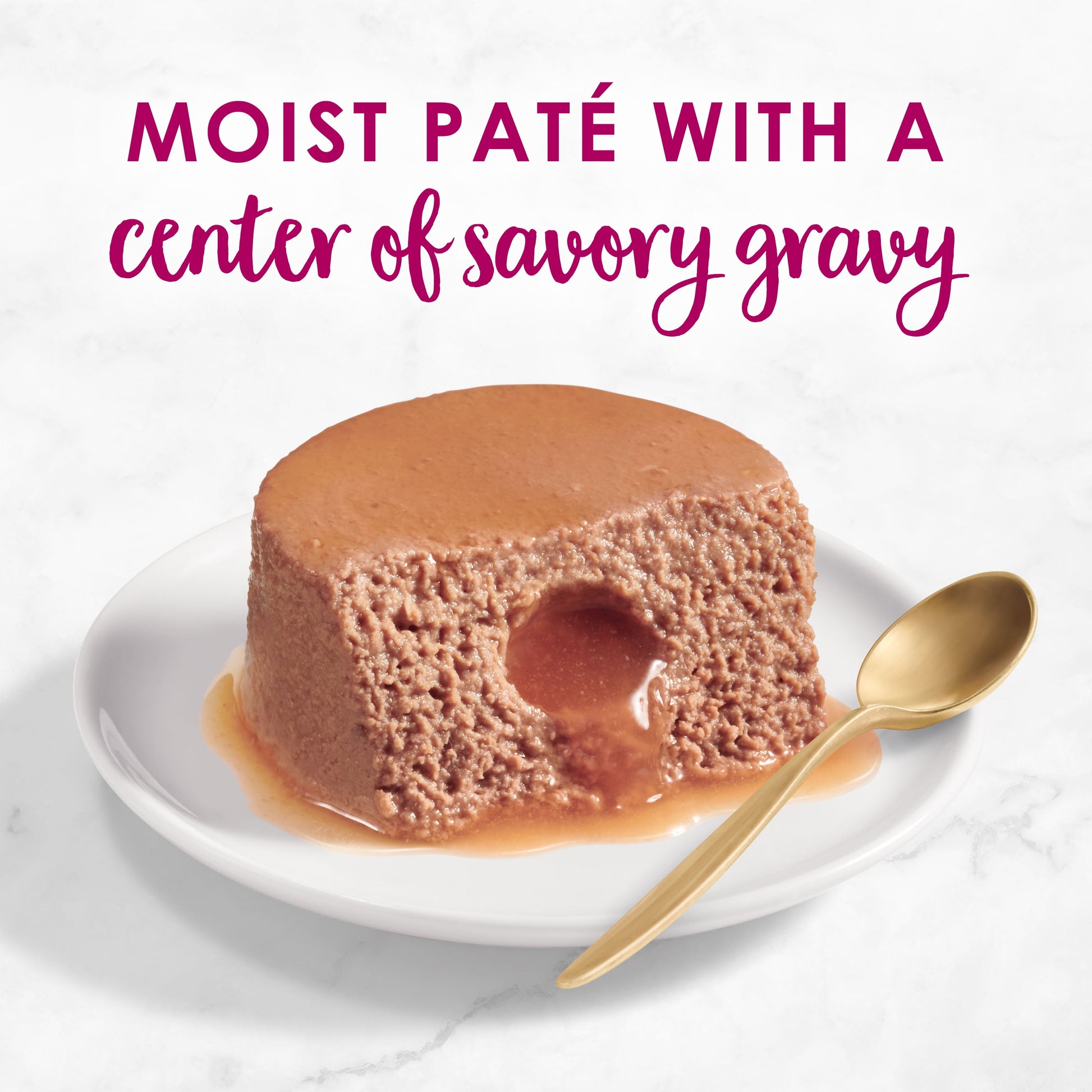 (6 pack) Fancy Feast Pate Wet Cat Food, Savory Centers Pate With Salmon & Gourmet Gravy Center, 3 oz. Can