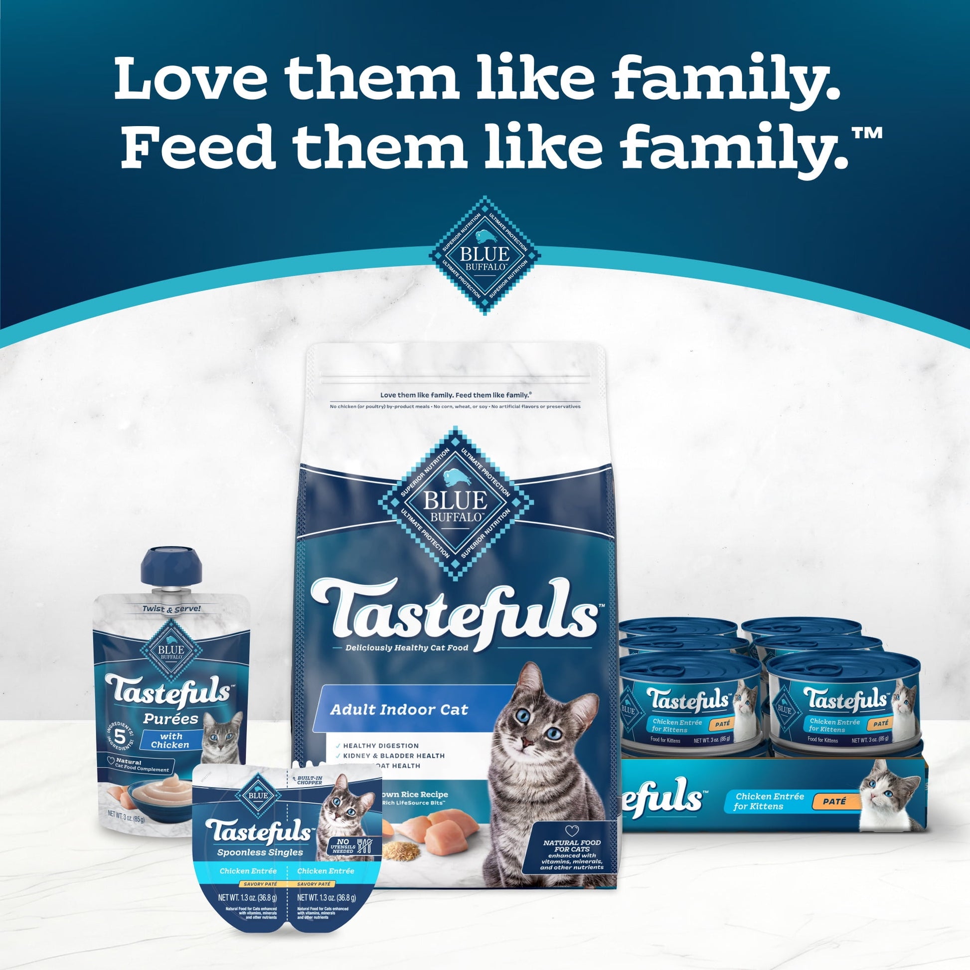 Blue Buffalo Tastefuls Savory Singles Wet Cat Food Variety Pack, Salmon & Tuna Entrées