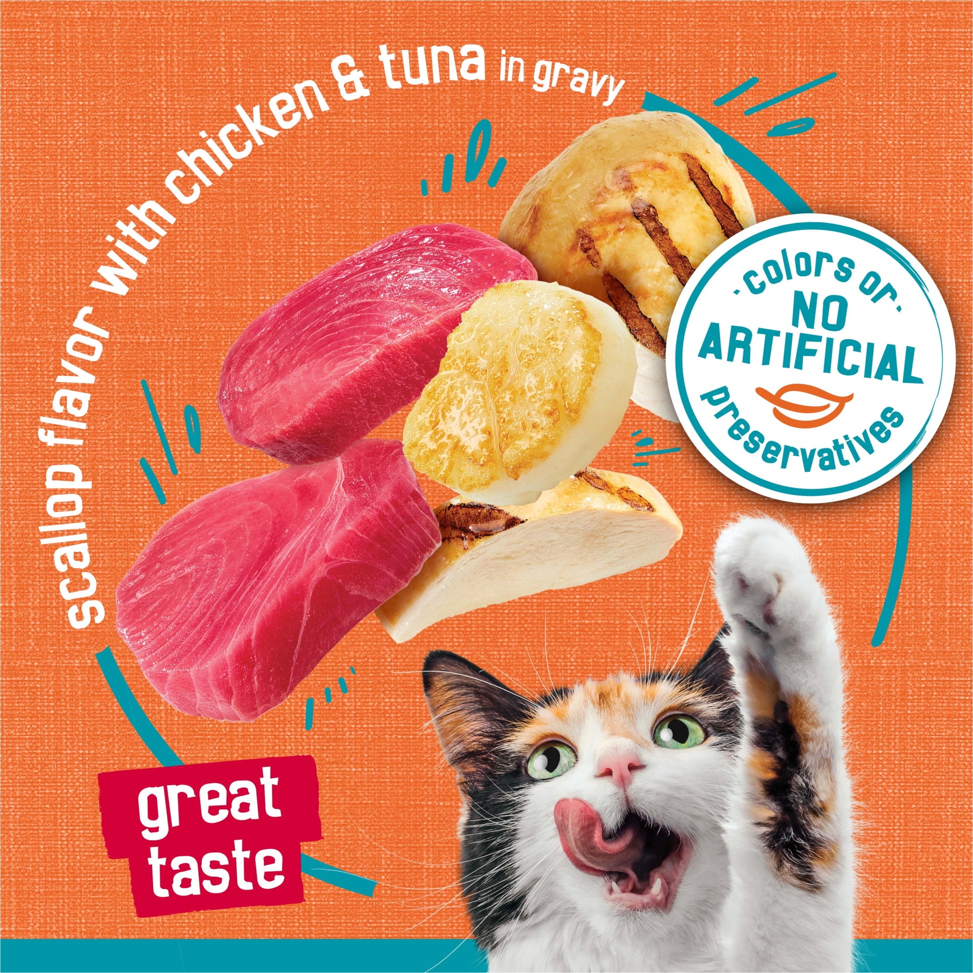 (12 pack) Purina Friskies Chicken and Tuna, Wet Cat Food, 5.5 oz Can
