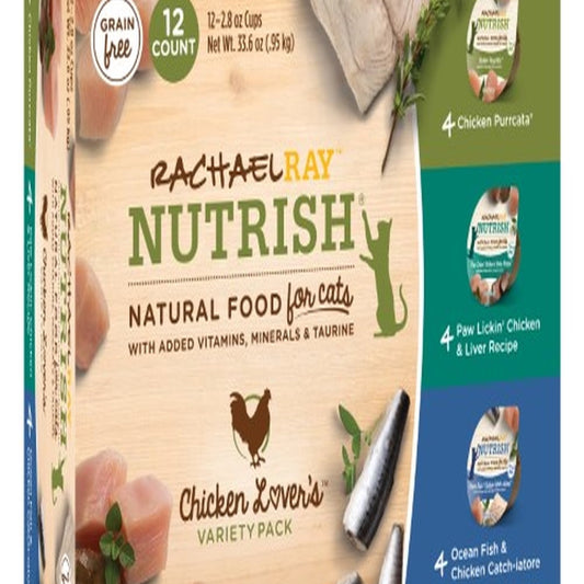 Rachael Ray Nutrish Natural Wet Cat Food Variety Pack (Pack of 24)