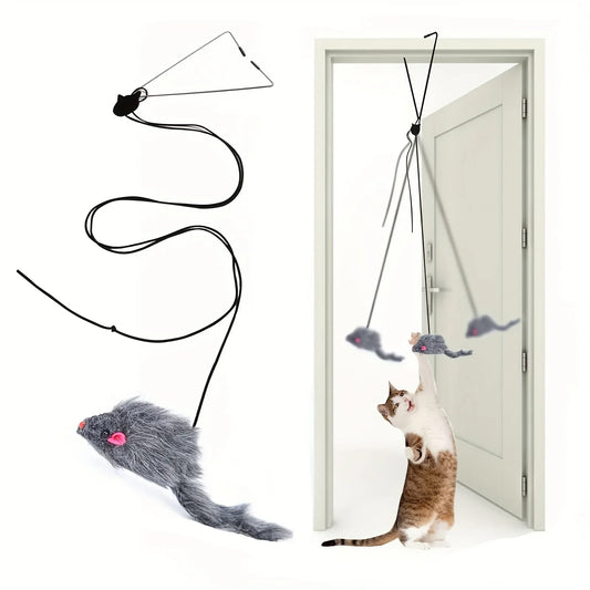 Door Hanging Cat Toy Stress Relieve Living OmDoor Hanging Toy for