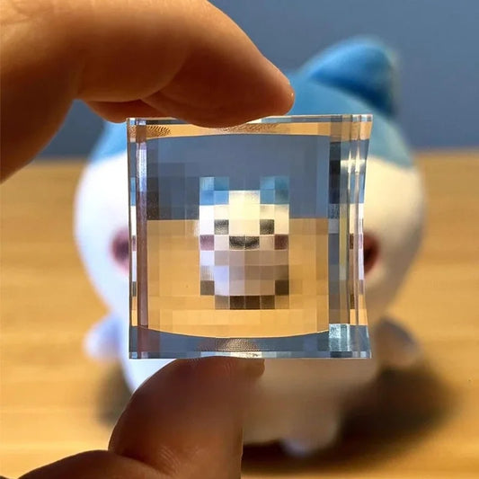 Pixel Photography Tool Transparent Acrylic Mosaics for Keychains and