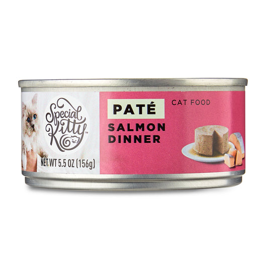 Special Kitty Salmon Dinner Pate Wet Cat Food, 5.5 oz Can
