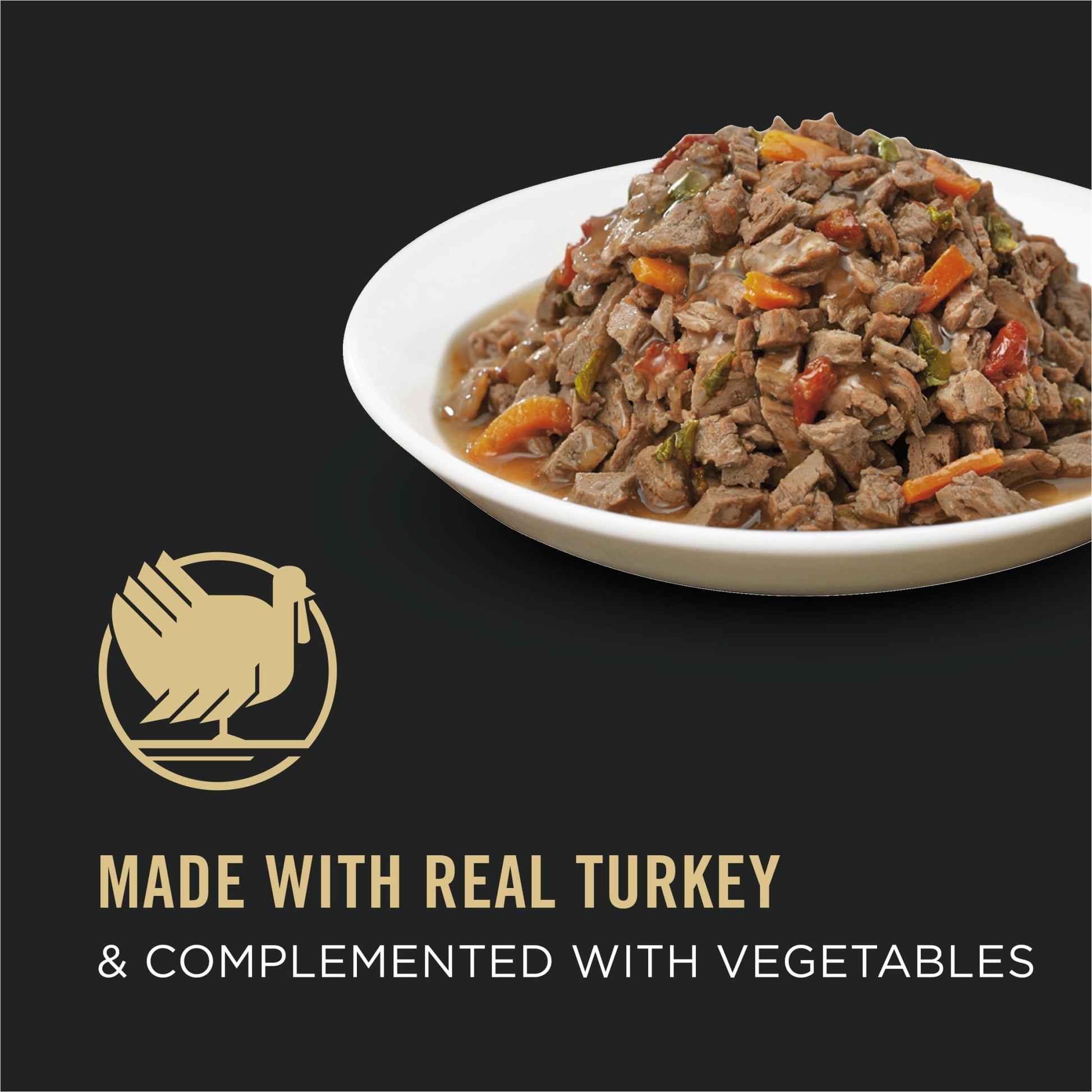 Purina Pro Plan Complete Essentials, Turkey Vegetables, Wet Cat Food 3 oz Cans, 24 Pack
