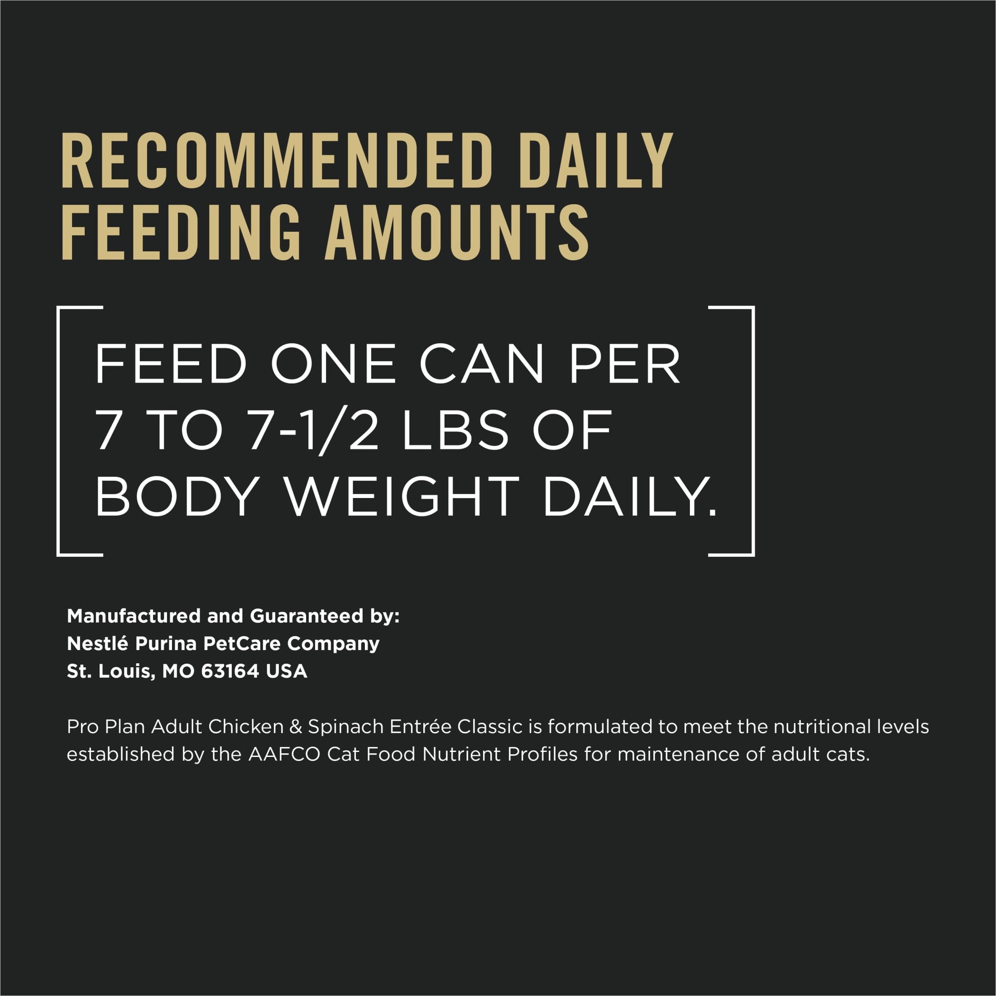 Purina Pro Plan, Grain-Free Chicken & Spinach Entree, Wet Cat Food, 12 Pack, 5.5 oz Cans