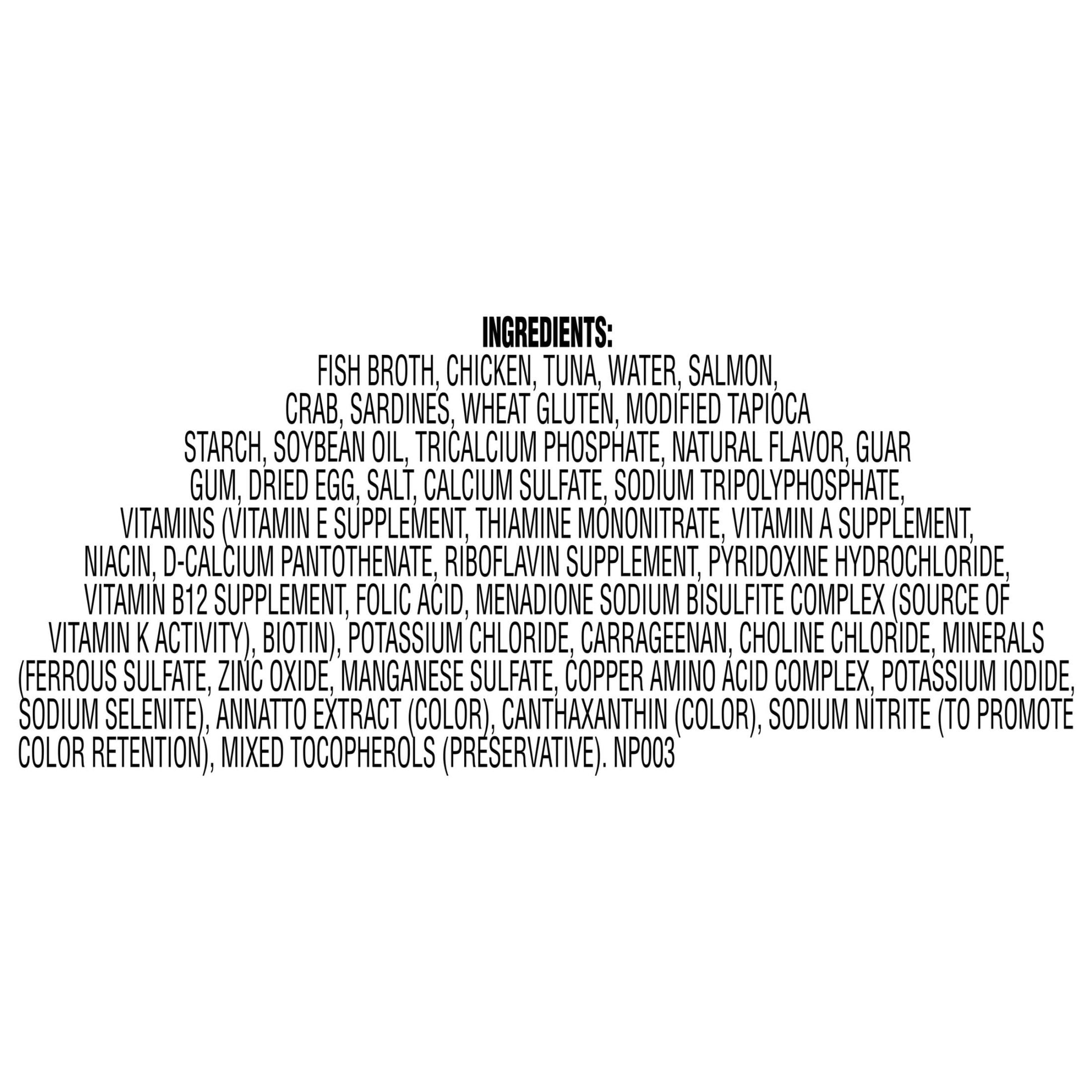 Meow Mix Tenders in Sauce with REAL Salmon & Crab, Wet Cat Food, 2.75 oz Cup