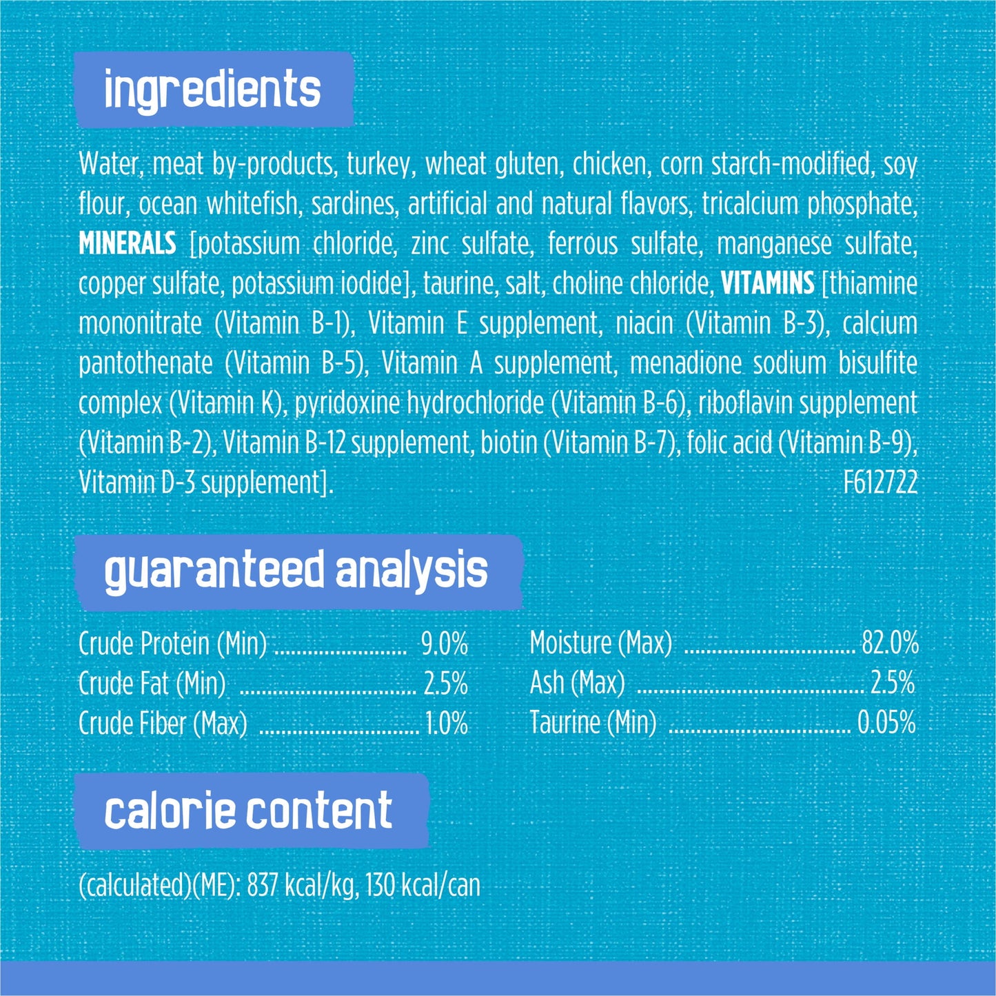 Purina Friskies Shreds With Whitefish and Sardines in Sauce, Wet Cat Food, 5.5 oz Can