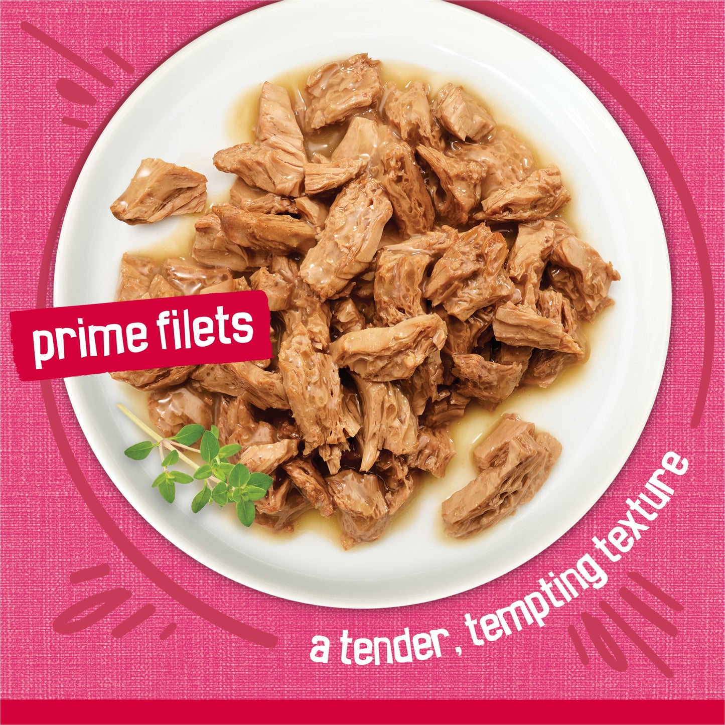Purina Friskies Prime Filets With Salmon and Beef in Sauce, Wet Cat Food, 5.5 oz Can