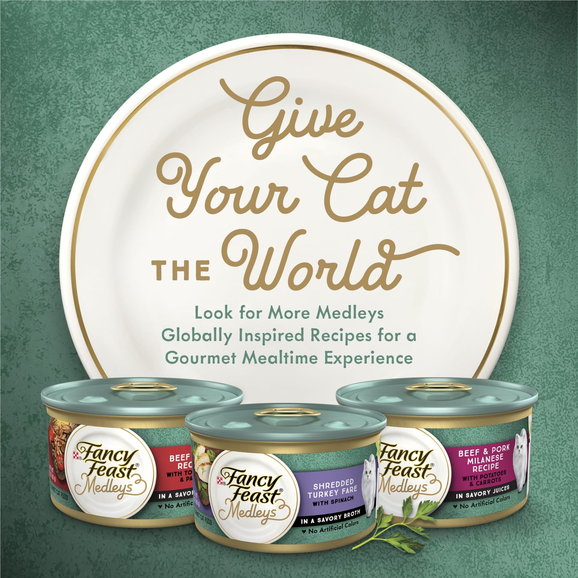 (2 pack) Purina Fancy Feast Medleys Kitten Food, Wet Cat Food, Shredded Fare Collection, 3 oz Cans (12 Pack)