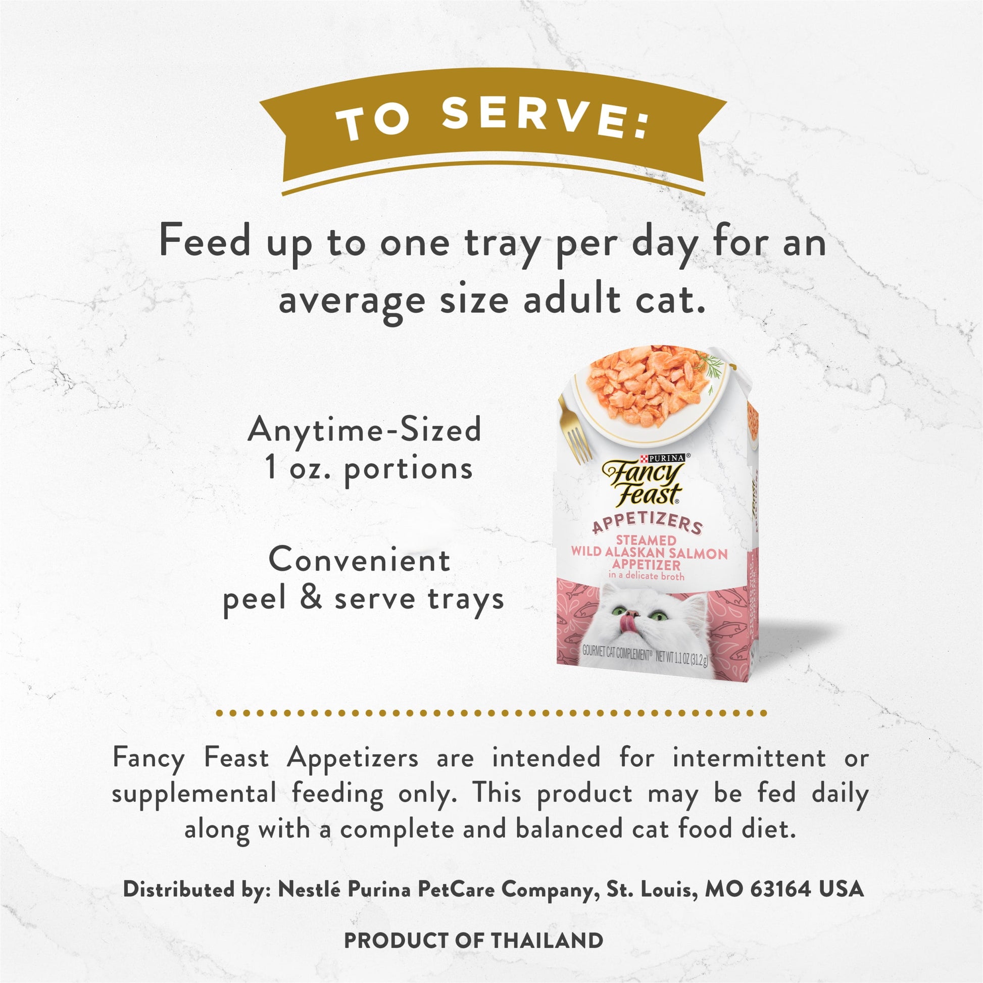 Purina Fancy Feast Appetizers Wet Cat Food, Steamed Alaskan Salmon, 1.1 oz Trays (10 Pack)
